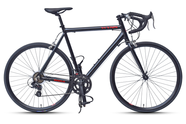 WYNN Rennrad 28 Zoll ROD1.0 schwarz, glänzend Rahmenhöhe 62 cm Damen Herren 14 Gänge