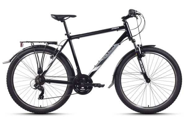 WYNN Mountainbike 27,5 Zoll ATB1.0 schwarz Damen und Herren 21 Gänge V-Brake