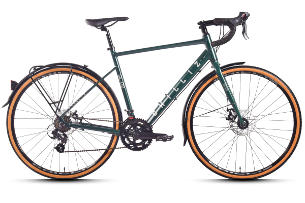 CHILLIZ Gravelbike 28 Zoll GL.02 grün Rahmenhöhe 60 cm Damen Herren 14 Gänge mech. Scheibenbremse