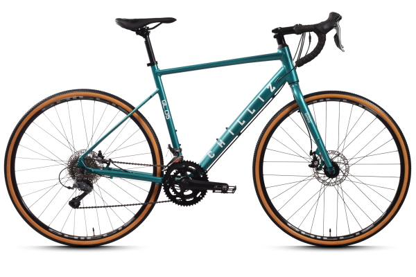 CHILLIZ Gravelbike 28 Zoll GL.05 grün Rahmenhöhe 54 cm Damen Herren 16 Gänge mech. Scheibenbremse