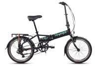 REDLOUD Faltrad 20 Zoll FO.01 schwarz Damen Herren...