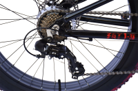 WYNN Fatbike 24 Zoll FAT1.0 schwarz-rot Rahmenhöhe...