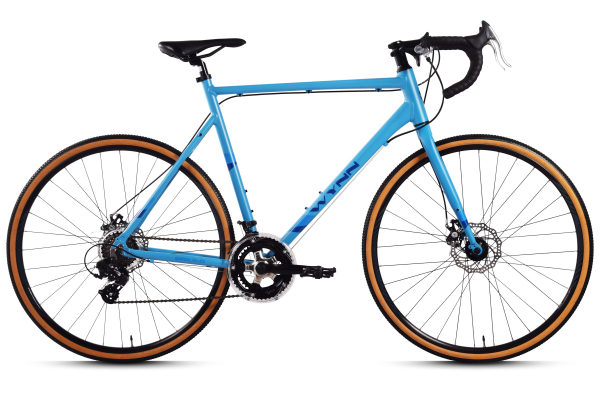 WYNN Gravelbike 28 Zoll GRL5.0 blau Rahmenhöhe 54 cm Damen Herren 14 Gänge