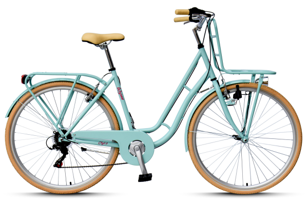 WYNN Cityrad 28 Zoll CTY1.0 türkis Rahmenhöhe 51 cm Damen 6 Gänge V-Brake