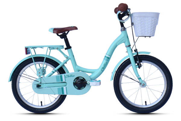 CHILLIZ Kinderrad 16 Zoll CHD.01 türkis Rahmenhöhe 25,5 cm Alurahmen V-Brake