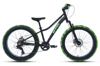 WYNN Fatbike 24 Zoll FAT1.0 schwarz-grün...
