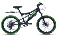 WYNN Mountainbike 20 Zoll KMB1.0 schwarz-grün 7...