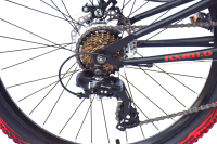 WYNN Mountainbike 24 Zoll KMB1.0 schwarz-rot 21...