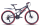 WYNN Mountainbike 24 Zoll KMB1.0 schwarz-rot 21 Gänge mech. Scheibenbremse