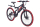 WYNN Mountainbike 24 Zoll KMB1.0 schwarz-rot 21 Gänge mech. Scheibenbremse