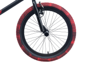 CHILLIZ BMX Freestyle 20 Zoll XB.02 schwarz-rot Kinder...