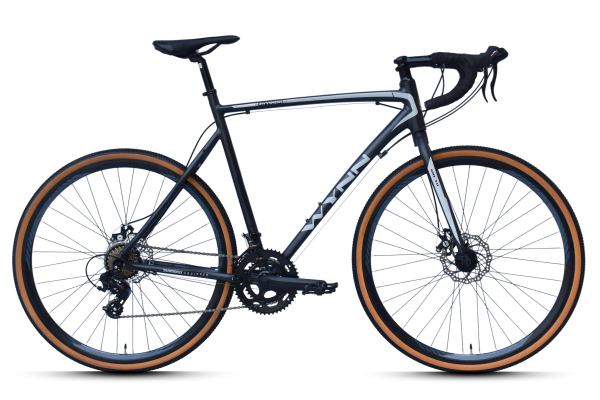 WYNN Gravelbike 28 Zoll GRL3.0 grau Damen Herren 14 Gänge