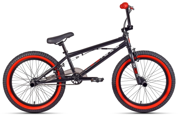 REDLOUD BMX Freestyle 20 Zoll BX.02 schwarz Rahmenhöhe 25 cm 360° Rotor U-Brake