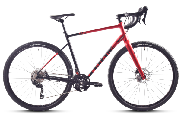 REDLOUD Gravelbike 28 Zoll GA.03 schwarz-rot Rahmenhöhe 54 cm Damen Herren 20 Gänge hydr. Scheibenbremse